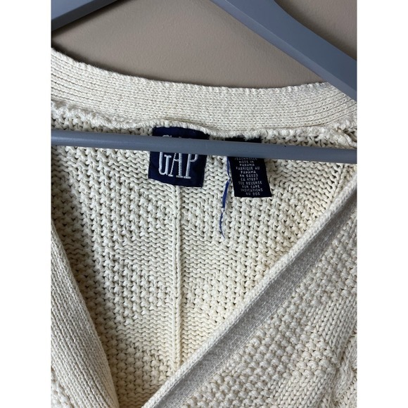 Vintage Heavy Cable Knit Cardigan - Picture 2 of 4